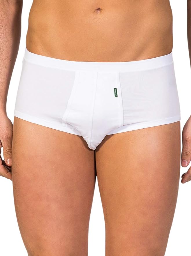 Slip abierto Senior Algodón Egipcio. Blanco. ZD