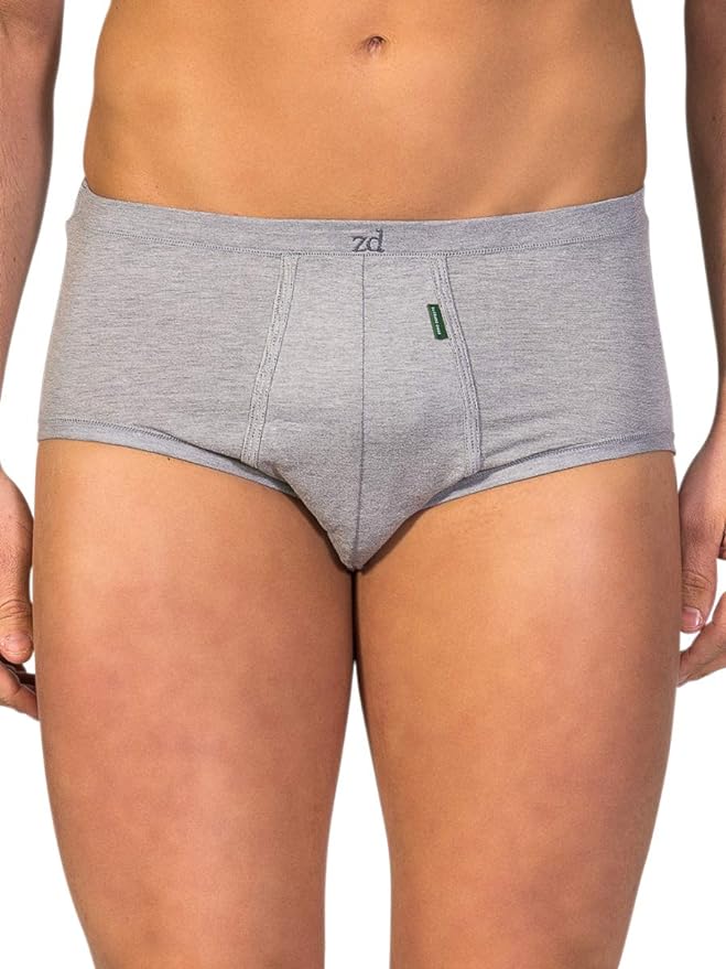 Slip abierto Senior Algodón Egipcio. Gris. ZD