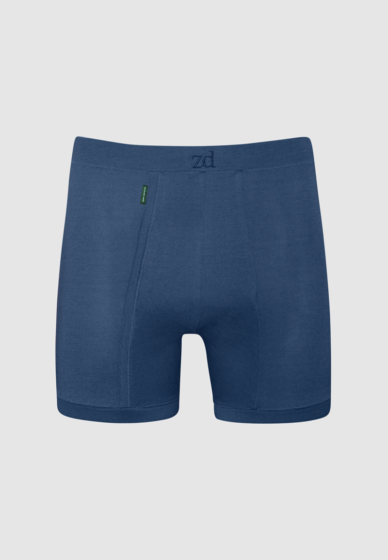 Boxer Abierto Helios Algodón Egipcio Color Atlántico. ZD - Imagen 2