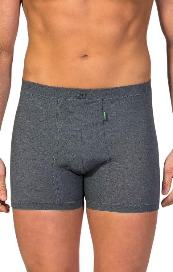 Boxer Abierto Helios Grafito Algodón Egipcio. ZD