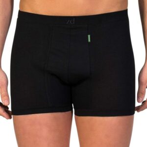 Boxer Abierto Helios Negro Algodón Egipcio. ZD
