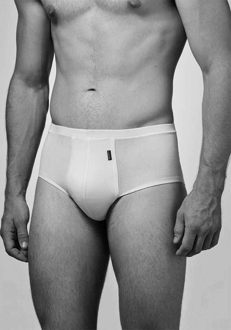 Slip abierto Senior Algodón Egipcio. Gris. ZD - Imagen 3