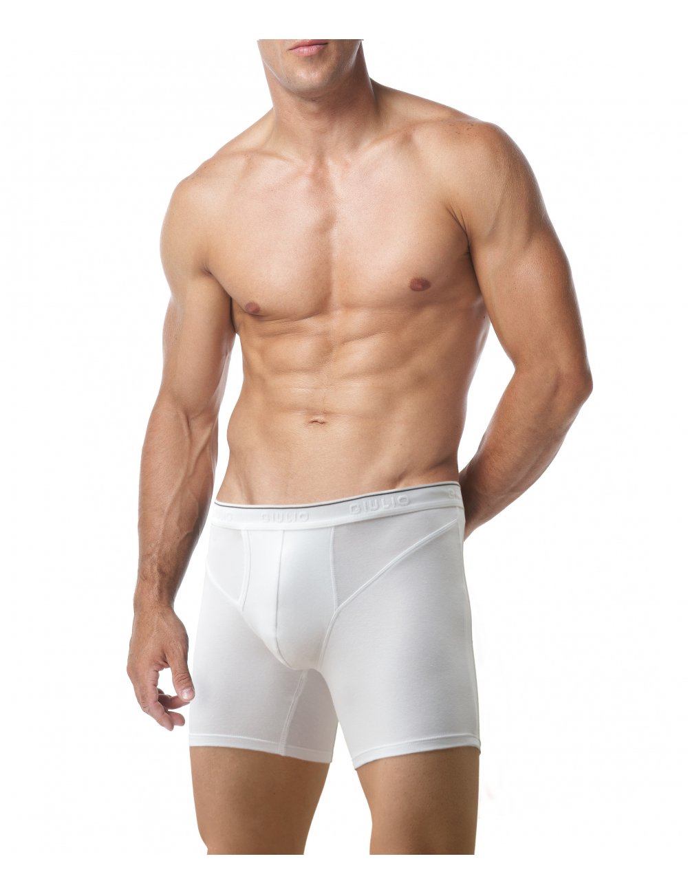 Bóxer Lycra Liso Blanco Giulio