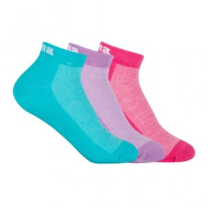 Pack 3 Pares de Calcetines Tobilleros Joma. Rosa, Morado, Azul