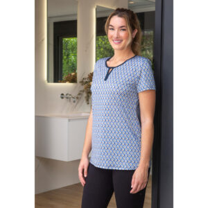 Blusa Estampada Manga Corta Muslher. 249202