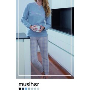 Pijama Punto Milano Estampado Muslher. 246606
