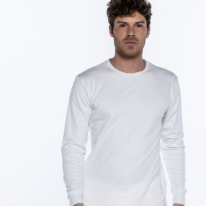Camiseta Térmica Iceland Manga Larga de Punto Blanco. 33186