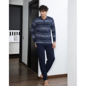 Pijama Hombre Invierno Punto Milano de Muslher. 215615.
