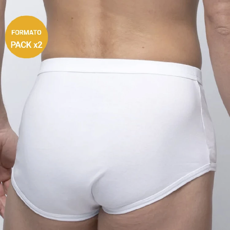 Pack 2 Braslip Hombre Abierto Algodón 100% Abanderado. A2335 - Imagen 3