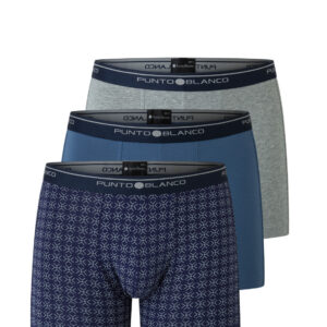 Pack de 3 Bóxers Basix de Punto Blanco. 676