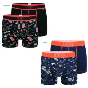Pack 2 Bóxer Hombre Algodón Orgánico de Map. 3301
