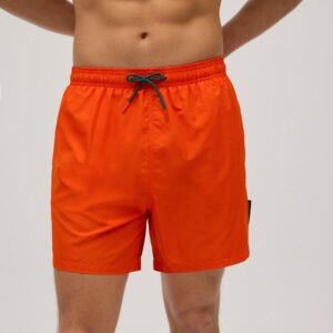 Bañador de Corte Medio Naranja de Ysabel Mora. 90355