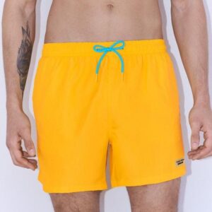 Bañador Estampado Liso Amarillo de Ysabel Mora. 90360