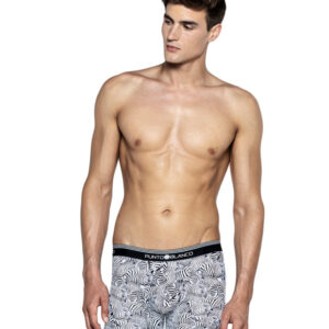 Bóxer Punto Blanco de Microfibra Modelo Extinct Zebra. 33507-40