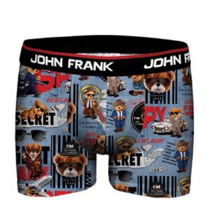 Bóxer Digital Print Algodón The Spy Blue de John Frank. JFB355