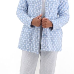 Bata Mujer Coralina Estampado Geométrico de Egatex