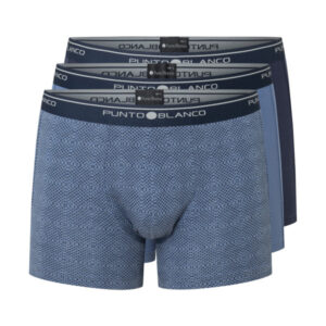 Pack 3 Bóxers Basix 523 de Punto Blanco. 53438-40