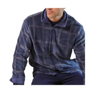 Bata Corta Cremallera Cuadrícula de Muslher. 259605CR