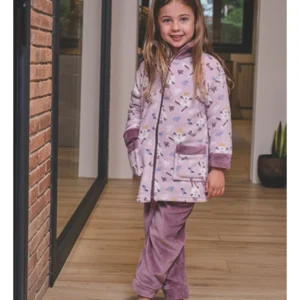 Bata de Niño Coralina Estampado Conejita de Muslher. 258405