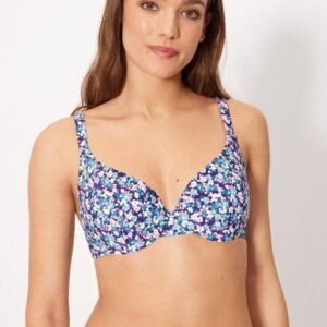 Top de Bikini con Aros y Relleno Estampado Flores Ysabel Mora (Ref. 83385) - Tirantes Gran Confort