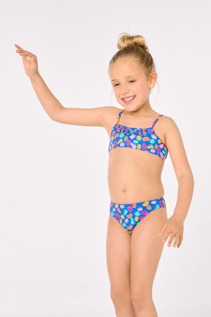 Conjunto de Bikini para Niña Ysabel Mora 95146 | Estampado Abstracto - Imagen 2