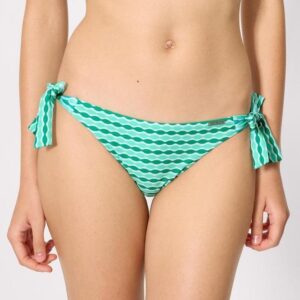 Braga de Bikini Mini 83209 - Braguita de Lazos Ajustable en Tonos Verdes - Ysabel Mora