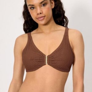 Top Bikini Reductor Ysabel Mora 83358 con Aro y Efecto Calado - Sin Relleno