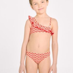 Bikini de Niña con Volantes Ysabel Mora 95153 - Estampado Étnico
