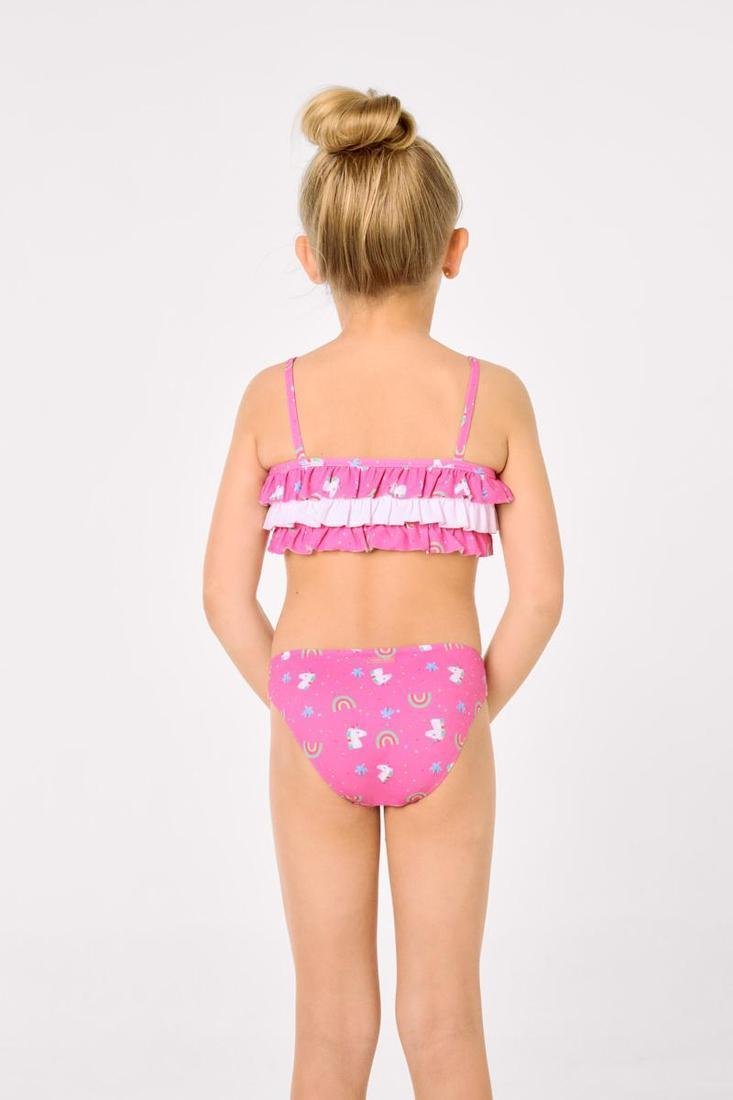 Bikini de Niña de Unicornios con Volantes Ysabel Mora 95152 - Imagen 2