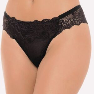 Tanga Janira Greta de Encaje Floral Invisible y Microfibra Extra Elástica. 606862