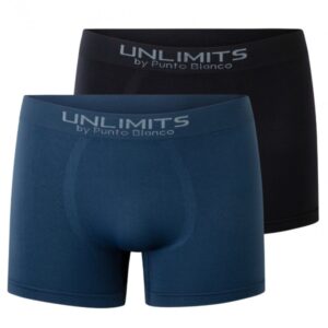 Pack 2 Bóxer Seamless Hombre Punto Blanco 33714/40