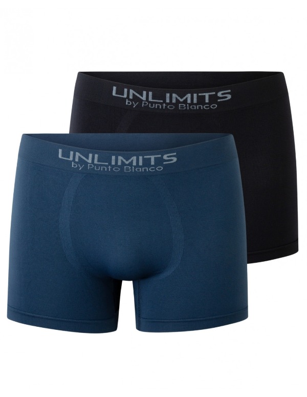Pack 2 Bóxer Seamless Hombre Punto Blanco 33714/40